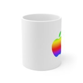 Apple Colorful Logo Ceramic Mug 11oz: A Perfect Cup for Apple Lovers