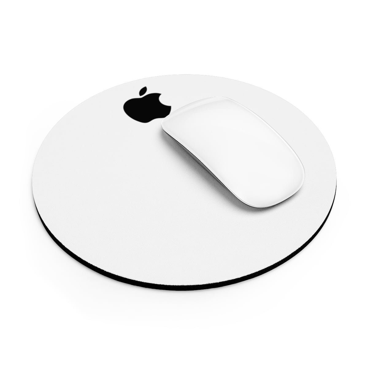 - Apple Logo Mouse Pad: Classic Black and White Elegance - NoowAI Shop