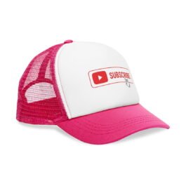 Youtube Subscribe ME Mesh Cap – Red, Black, Pink, Blue