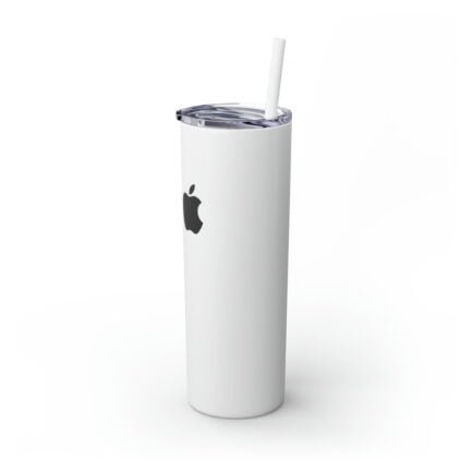 - Apple Skinny Tumbler - Skinny with Straw, 20oz with Apple logo - Multi color - NoowAI Shop