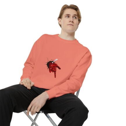 - Spider-man Sweatshirt - Unisex Garment-Dyed Sweatshirt Mutil Color Option - NoowAI Shop