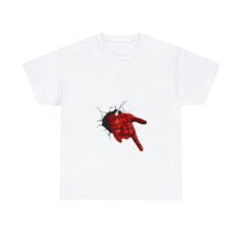Spider-Man T-shirt: Unisex Heavy Cotton Tee with Spider Hand 3D logo