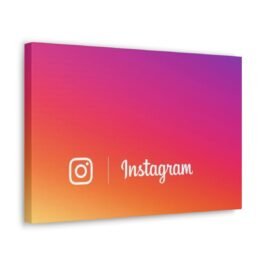 Instagram Canvas Gallery Wraps – Gradient Canvas with Instagram style