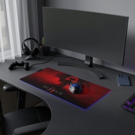 - Diablo IV Led Mouse Pad - LED Gaming Mouse Pad for Diablo IV players - NoowAI Shop