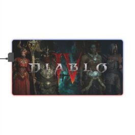 Diablo IV LED Gaming Mouse Pad – Gamming pad for Diablo player