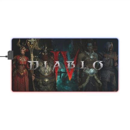 - Diablo IV LED Gaming Mouse Pad - Gamming pad for Diablo player - NoowAI Shop