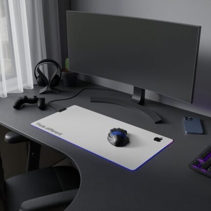 - Apple LED Gaming Mouse Pad - Illuminate Your Gaming Experience - NoowAI Shop