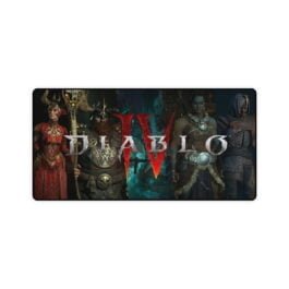 Diablo 4 charactos Desk Mats – Gamming mouse pad for Diablo IV player