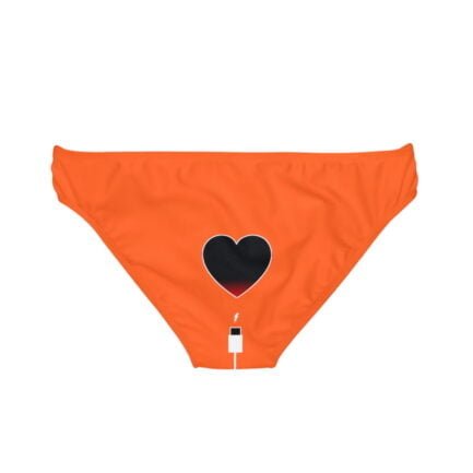 - Charge Me Orange Color Loop Tie Side Bikini Bottom: Add a Pop of Color to Your Swimwear - NoowAI Shop