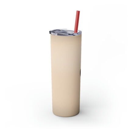 - Apple Bottle - Skinny Tumbler with Straw in Apple Gold Style, 20oz - NoowAI Shop