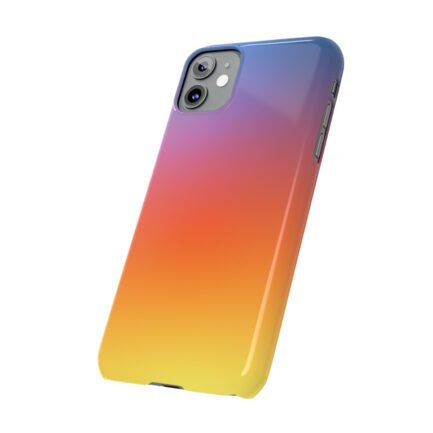 - Colorful iPhone 15 phone case - Slim Phone Cases Gradient colorful, available for iPhone 7 - 15 - NoowAI Shop