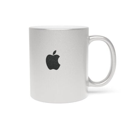 - Apple Metallic Mug (SilverGold) - Luxury Coffee Mug with Apple logo - NoowAI Shop