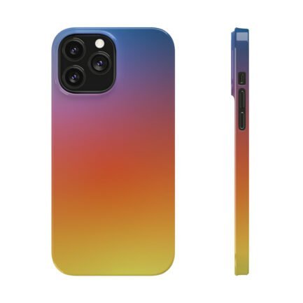 - Colorful iPhone 15 phone case - Slim Phone Cases Gradient colorful, available for iPhone 7 - 15 - NoowAI Shop