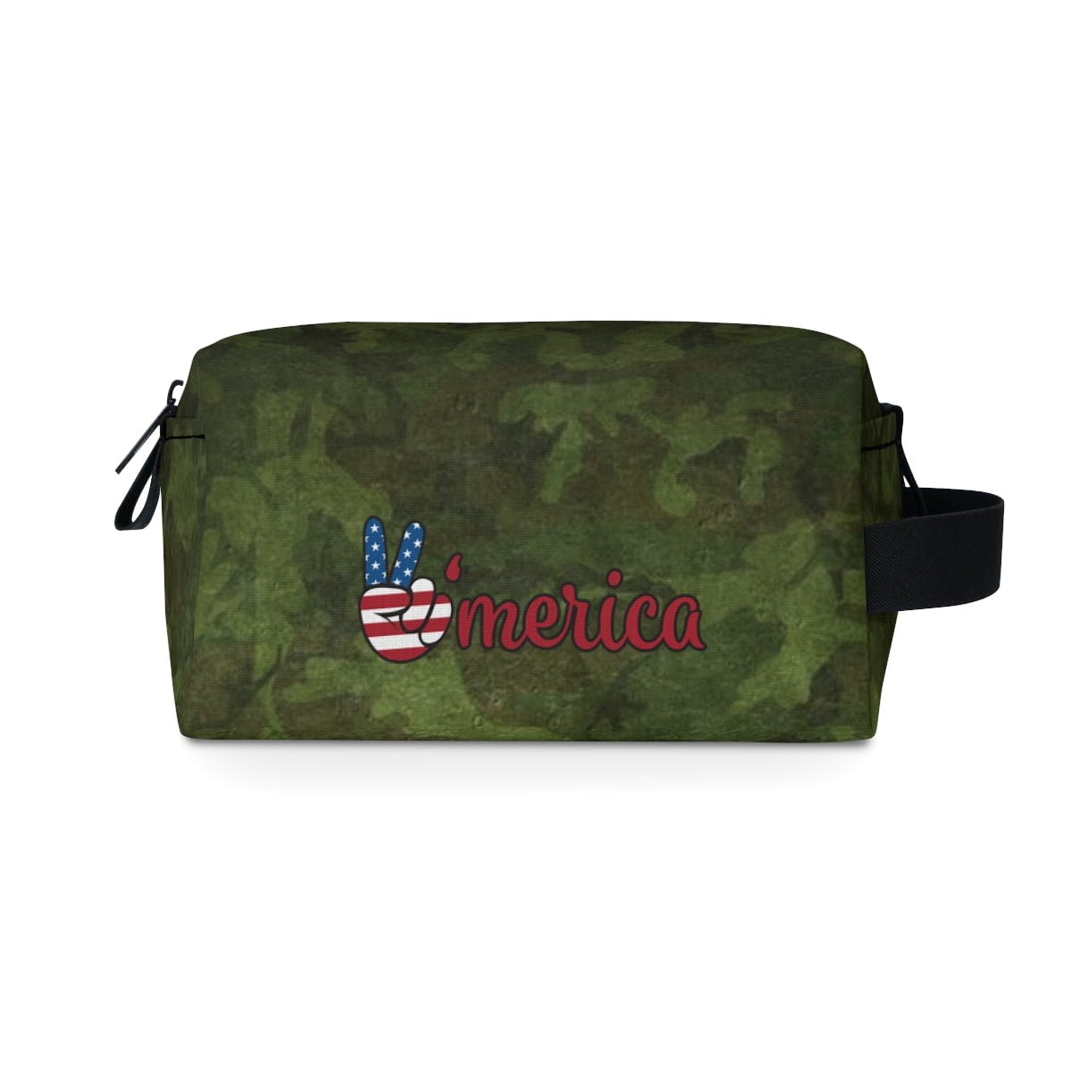 - Camping toiletry bag - Military style with "I'm America" Sticker. - NoowAI Shop
