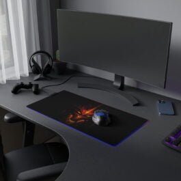 Diablo IV mouse pad –  LED Gaming Mouse Pad with 4k Diablo IV wallpaper.