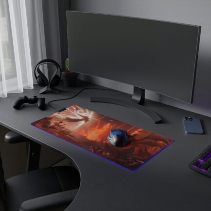 - Diablo IV Mouse Pad - LED Gaming Mouse Pad diablo 4 inarius lilith & the knights - NoowAI Shop