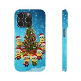 Minions Christmas Slim Phone Cases for iPhone 7 to iPhone 15