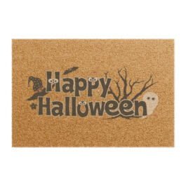 Fun Happy Halloween Doormat