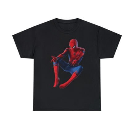 - Spiderman T-shirt Unisex Heavy Cotton Tee, 12 colors option - NoowAI Shop
