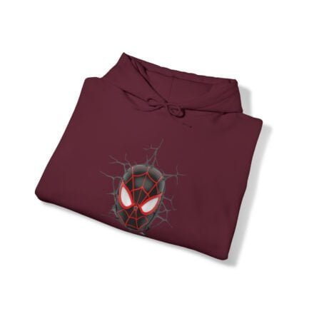 - Spiderman Hooded - Unisex Heavy Blend™ Hooded Sweatshirt with Black Spiderman Face - NoowAI Shop