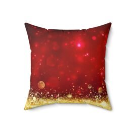 Christmas Pillow, Spun Polyester Square Pillow for Cristmas Holliday