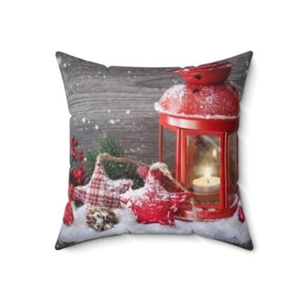 - Christmas Pillow - Winter Snowy Wood Pillow - NoowAI Shop