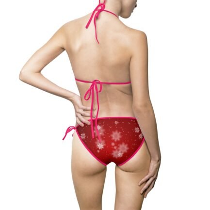 - Red Christmas Women's Bikini Swimsuit - NoowAI Shop