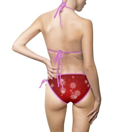 - Red Christmas Women's Bikini Swimsuit - NoowAI Shop