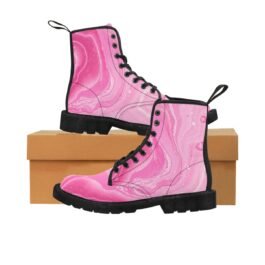 Women’s Canvas Boots – Pink boots style for women