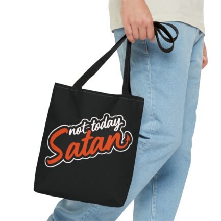 - Not Today, Satan (Maybe Tomorrow) Tote Bag - NoowAI Shop