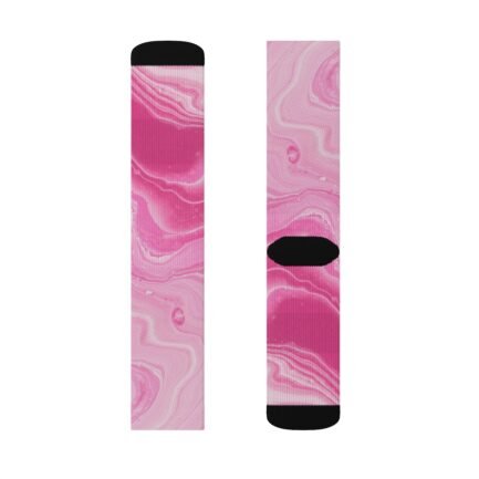 - Pink Socks - Abstract pink Sublimation Socks - NoowAI Shop