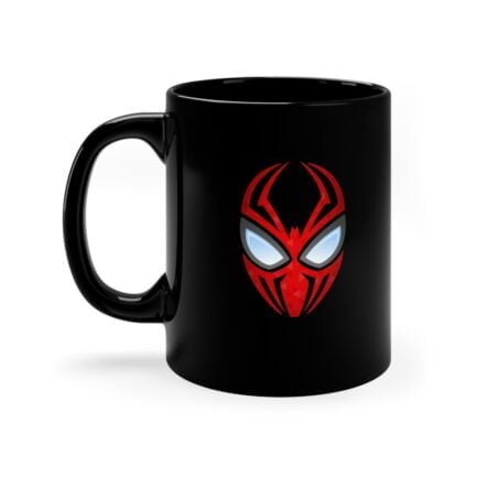 - Spiderman Mug - 11oz Black Mug with Spiderman Face - NoowAI Shop