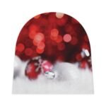 Christmas Baby Beanie Red & White