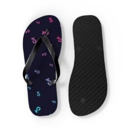 TikTok Flip Flops: TikTok Pattern Background Flip Flops