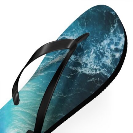 - Flip Flops Ocean Blue Wave - NoowAI Shop