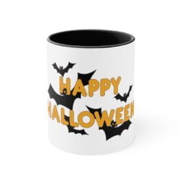 Happy Halloween Accent Coffee Mug