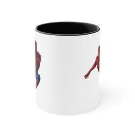 Spiderman Mug – Accent Coffee Mug with 2 spiderman, 11oz