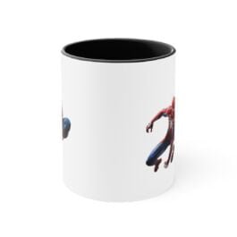 Accent Coffee Mug Spider Man Jumping, 11oz