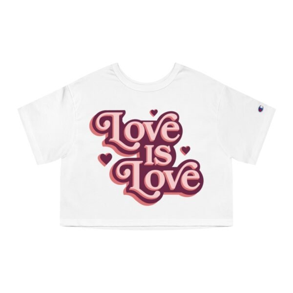 - Champion Women's Heritage Cropped T-Shirt Love is Love - NoowAI Shop