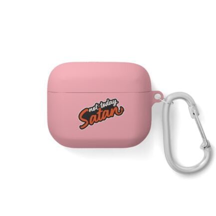 - "Not today satan" AirPods and AirPods Pro Case Cover - NoowAI Shop