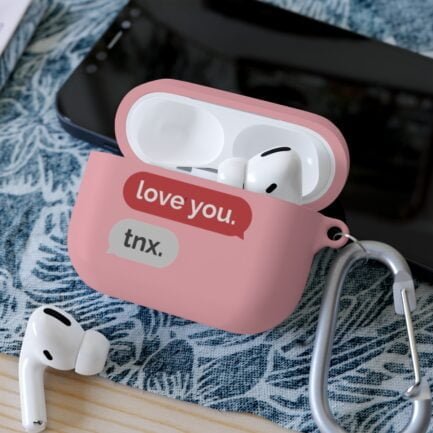 - AirPods and AirPods Pro Case Cover Love is Love, Love You text - NoowAI Shop