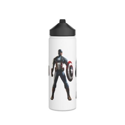 - Stainless Steel Water Bottle, Standard Lid Captain America - NoowAI Shop