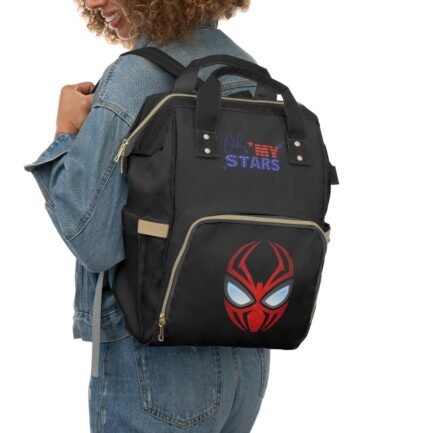 - Spiderman Backpack - Multifunctional Diaper Backpack with Spiderman Face - NoowAI Shop