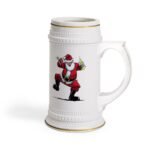 Santa Claus Beer Stein Mug for Christmas Party