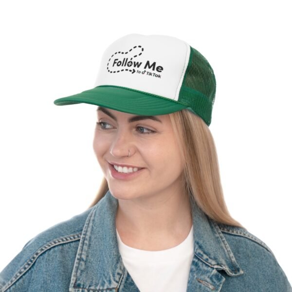 - Tiktok Hat - Trucker Caps with Tiktok Follow Me on front. Black, Pink, Greend, Red/Blue. - NoowAI Shop