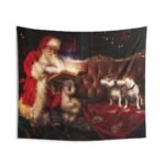 Santa Claus Christmas Indoor Wall Tapestries, Multi size