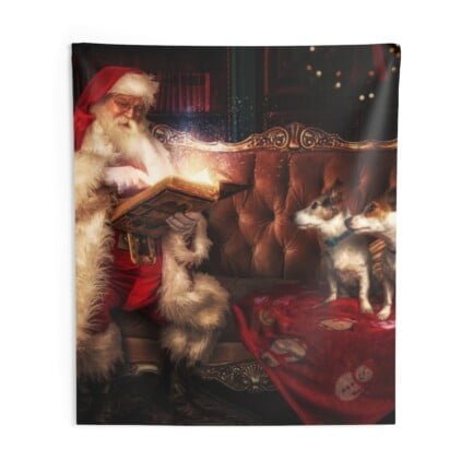 - Santa Claus Christmas Indoor Wall Tapestries, Multi size - NoowAI Shop
