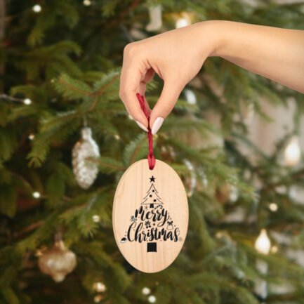 - Merry christmas Wooden Ornaments - NoowAI Shop