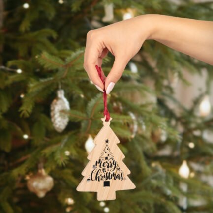 - Merry christmas Wooden Ornaments - NoowAI Shop