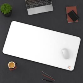 White Desk Mat: Personalize Your Workspace with Style and Functionality